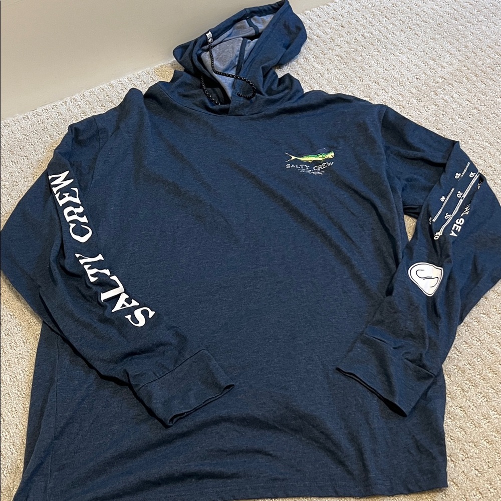 Salty Crew Men's Deep Blue Hoodie